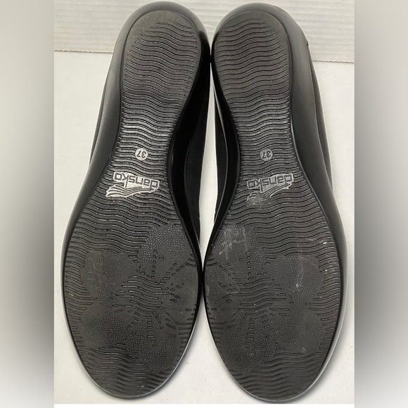 Dansko Debra Napa Black Slip On Loafer / Nursing Shoe Women’s US 6.5-7/Eur 37 - Picture 10 of 12